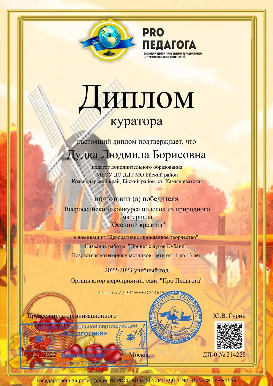 диплом дудка