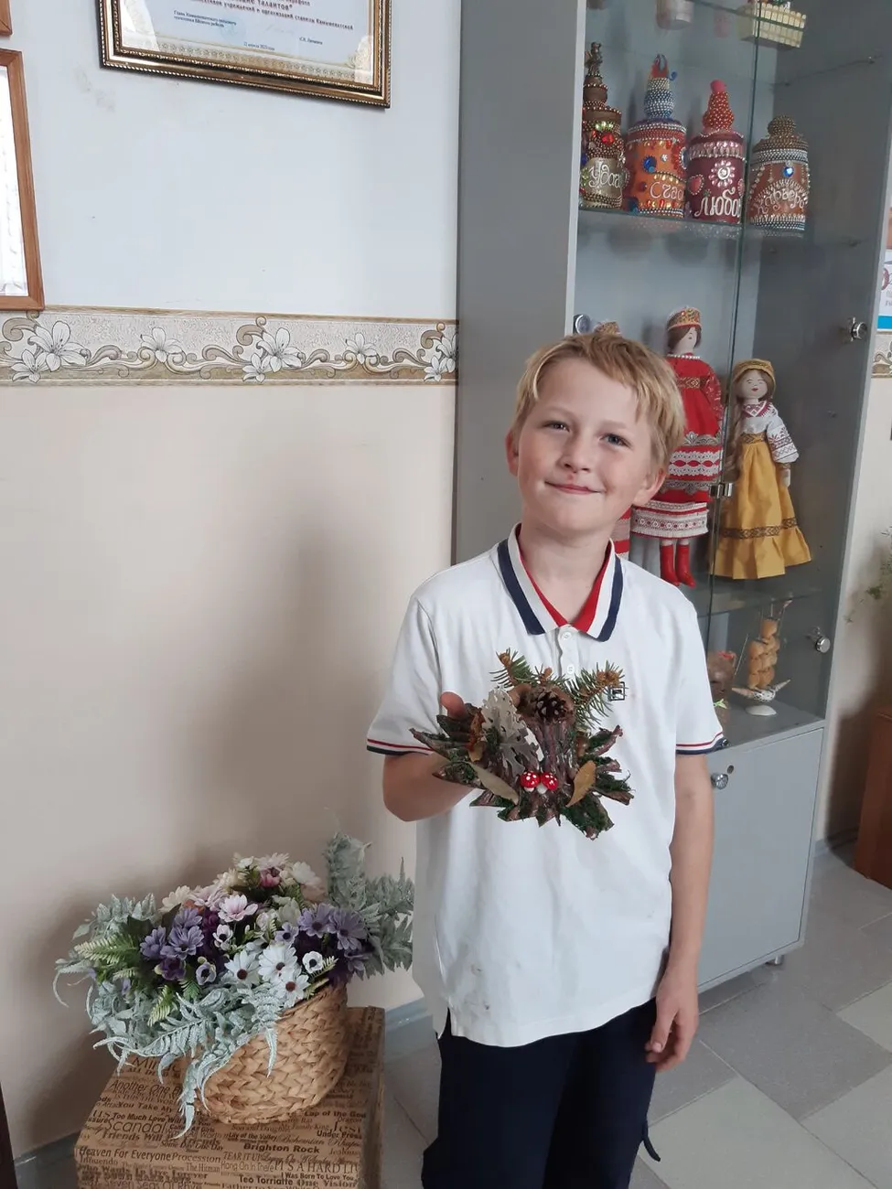 поделка пень 2